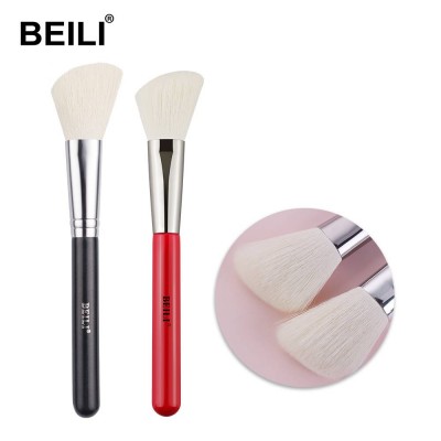 Beili Black Highlighter Makeup Blush Brush Custom Logo High Quality Wooden Makeup Brushes Single Makeup Brush Wholesale